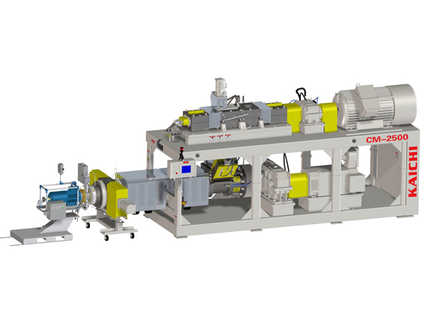 色(sè)母、炭黑、碳酸鈣、滑石粉高填充母粒造粒機組 色母、炭黑、碳酸鈣、滑(huá)石粉高填充母粒造粒機組