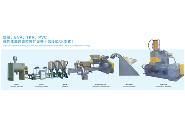 電纜(lǎn)料密煉擠出造粒機組XPE、TPR、EVA、PVC 電(diàn)纜料密煉擠出造粒機組XPE、TPR、EVA、PVC