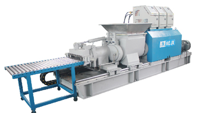 雙螺(luó)杆混煉擠出片機 雙(shuāng)螺杆混煉擠出片機(jī)