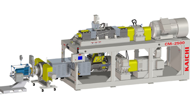 色(sè)母、炭(tàn)黑、碳(tàn)酸鈣、滑(huá)石(shí)粉高填充母粒造粒機組 色母、炭黑、碳酸(suān)鈣、滑石粉高填充母粒造粒機組